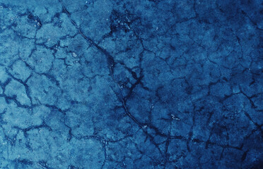 Blue cement wall background with abstract pattern in retro concept for wallpaper or graphic design