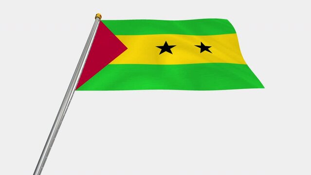 A_loop_video_of_the_Sao_Tome_and_Principe_flag_swaying_in_the_wind_from_below.