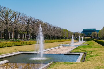 fountain in the park