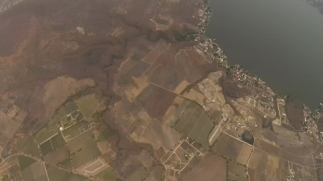 Skydiving. First-person view. Free fall finish. Parachute deployment.