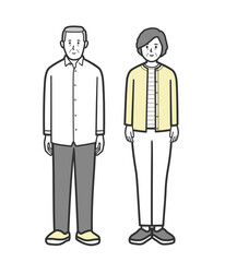 シニア夫婦全身１