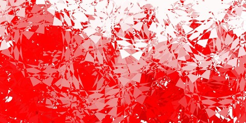 Light orange vector backdrop with triangles, lines.