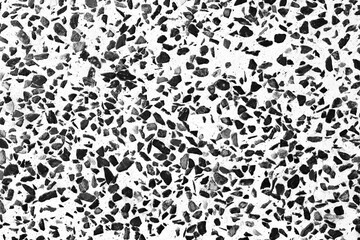 Terrazzo with hamper seamless patterns floor black and white background