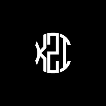 KZI letter logo creative design with vector graphic