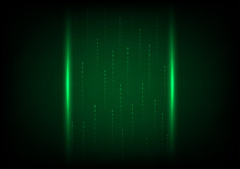 Obraz premium binary command matrix style background