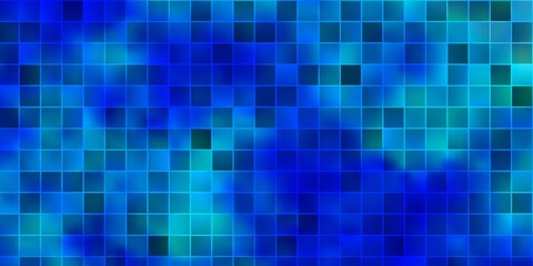 Light BLUE vector background with rectangles.