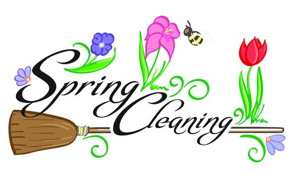 Spring Cleaning Word Art