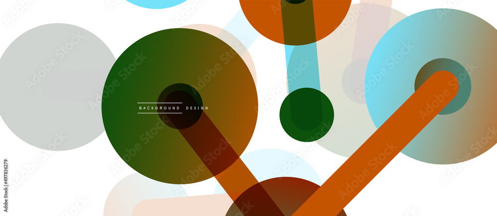Poster network concept abstract background. dots connection. big data idea. business template for wallpaper