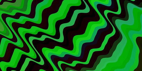 Light Pink, Green vector backdrop with circular arc.