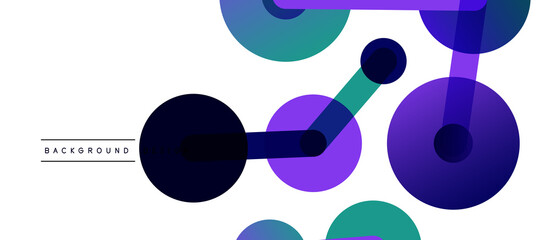 Network concept abstract background. Dots connection. Big data idea. Business template for wallpaper, banner, background or landing