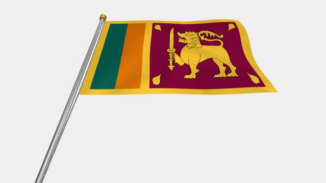 A_loop_video_of_the_Sri_Lanka_flag_swaying_in_the_wind_from_below.