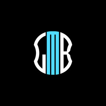 LMB letter logo creative design with vector graphic