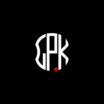LPK letter logo creative design with vector graphic
