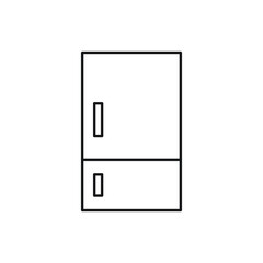 refrigerator icon for website, symbol, presentation 
