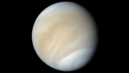 The Planet Venus and his cloudy atmosphere. Elements of this image were furnished by NASA.