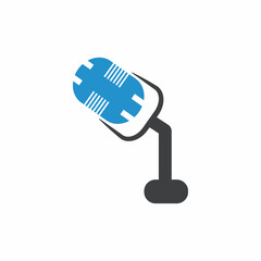  Microphone symbol design icon vector background