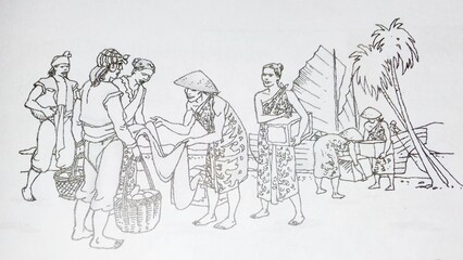 drawing about history of the philipines