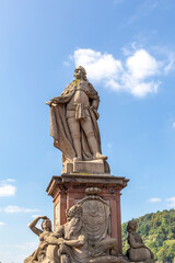Statue of Elector Carl Theodor (german: Kurf&uuml;rst Carl Theodor) in Heidelberg