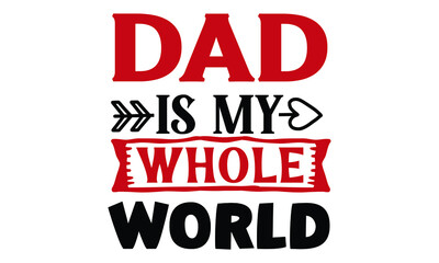 Obraz premium Father's Day SVG T shirt Design Bundle