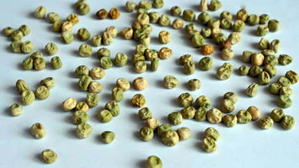 Raw Whole Dry Pea Grains, agricultural season concept