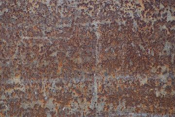 Old metal iron panel.rust and oxidized metal background.