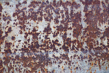 Old metal iron panel.rust and oxidized metal background.