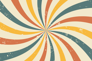 Abstract vintage retro sunburst rays background