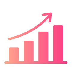 growth gradient icon