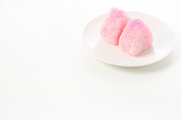 桜でんぶのおむすび