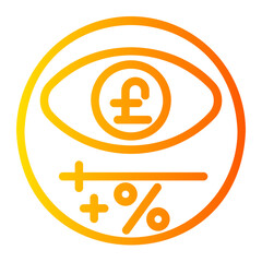 analytics gradient icon