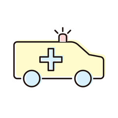 Ambulance vector icon