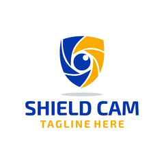Shield camera Logo Design idea