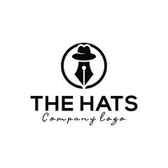 hats icon logo design idea