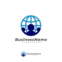 World People logo vector template, Creative World logo design concepts