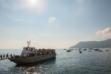 Fototapeta na wymiar View of the Cinque Terre park, Italy