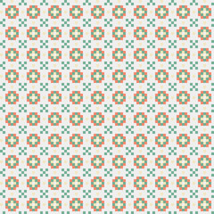 Fototapeta premium Abstract Cross Pattern generative computational art illustration