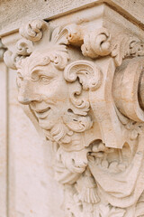 Schöne Sandstein Architektur im Dresdner Zwinger  in Sachsen Deutschland