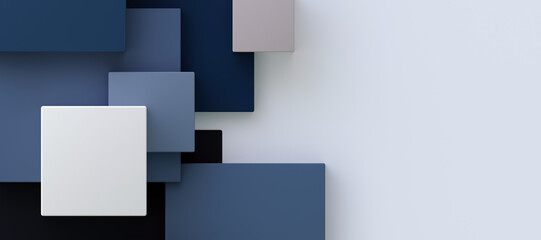 background of volumetric multicolored geometric shapes.