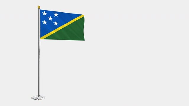 A_loop_video_of_the_entire_the_Solomon_Islands_flag_swaying_in_the_wind.