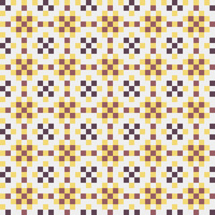 Fototapeta premium Abstract Cross Pattern generative computational art illustration