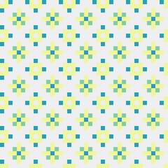 Fototapeta premium Abstract Cross Pattern generative computational art illustration