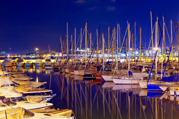 Hafen in Cannes, Frankreich
