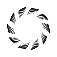 Abstract circle background, vector design element.