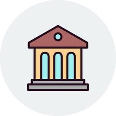 Library  Building Icon