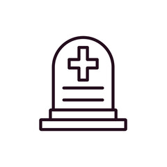 Obraz premium Tombstone Icon