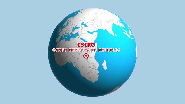 CONGO DEMOCRATIC REPUBLIC ISIRO ZOOM IN FROM SPACE