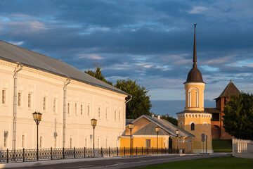 The building's ensemble of the Cathedral square in Kolomna Kremlin