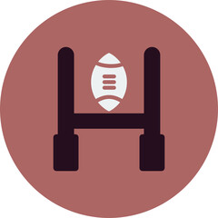 Rugby Goal Icon