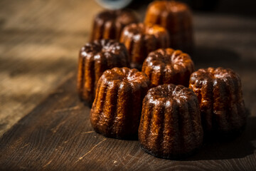 Canelé.
Traditional French sweet dessert.
