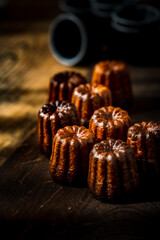 Canelé.
Traditional French sweet dessert.

